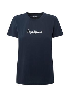 Pepe Jeans Lorette Marine T-Shirt für Damen