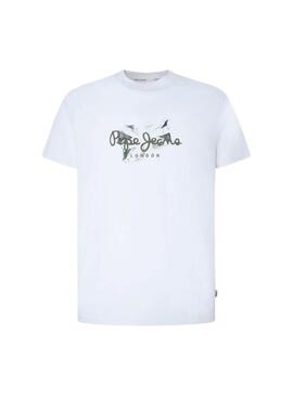 T-Shirt Pepe Jeans Count Weiß für Herren.