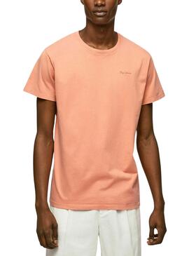 T-Shirt Pepe Jeans Jacko Orange für Herren.