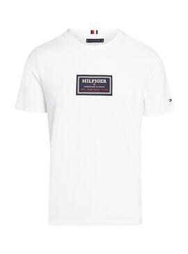 Tommy Hilfiger Label HD T-Shirt Weiß Herren