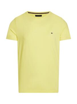 T-Shirt Tommy Hilfiger Stretch Gelb Herren