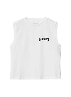 T-Shirt Carhartt Universität Weiß für Damen