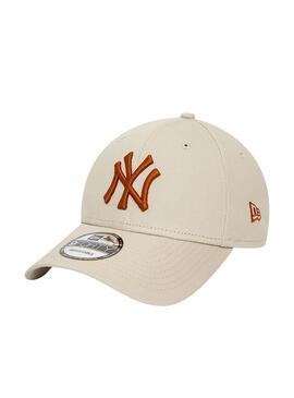 Kappe New Era New York Yankees League 9FORTY Beige