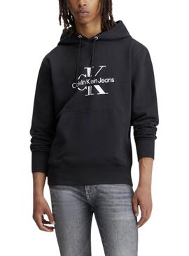 Sweatshirt Calvin Klein Discrupted Schwarz für Männer