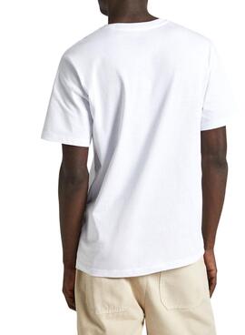 T-Shirt Pepe Jeans Clifton Weiß für Herren