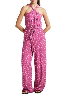 Overall Pepe Jeans Langarm Dolly Rosa für Frauen