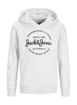 Sweatshirt Jack and Jones Forest Weiß für Kinder