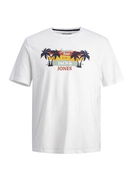 T-Shirt Jack And Jones Summer Weiß für Jungen.