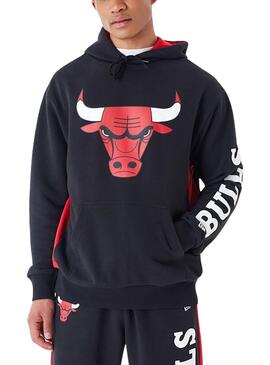 Sweatshirt New Era Chicago Bulls NBA Schwarz Herren