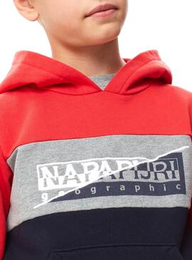 Sweatshirt Napapijri Baky H Rot Für Junges