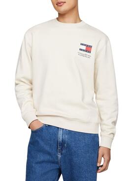 Sweatshirt Tommy Jeans Reg Essential Beige Herren