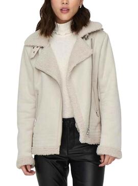 Jacke Only Diana Beige für Damen