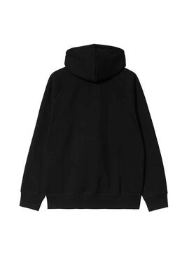 Sweatshirt Carhartt Hooded Chase Schwarz für Herren