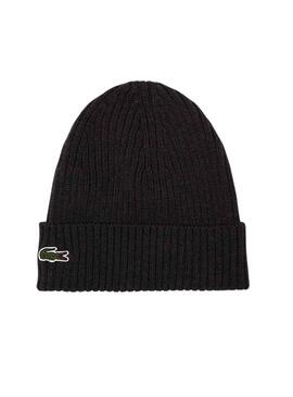 Hut Lacoste Bonnet Knitted Schwarz für Damen Herren