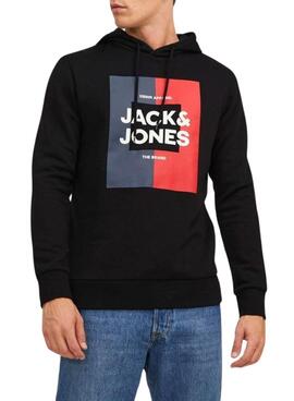 Sweatshirt Jack & Jones Oscar Schwarz für Herren