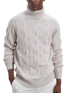 Pullover Ecoalf New Bruna Beige für Herren
