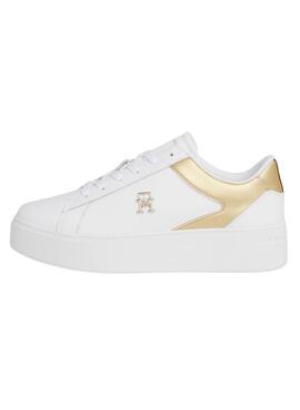 Sandalen Tommy Hilfiger Platform Weiß für Damen