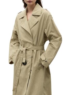 Trenchcoat Ecoalf Errigal Braun für Damen