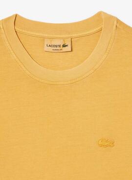 T-shirt Lacoste Natural Gelb Unisex
