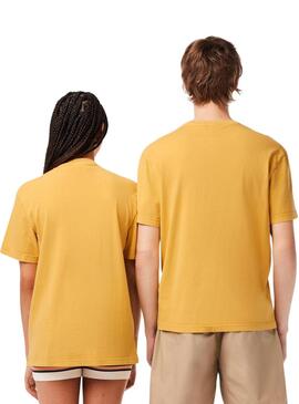 T-shirt Lacoste Natural Gelb Unisex