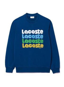 Sweatshirt Lacoste Retro Blau für Herren