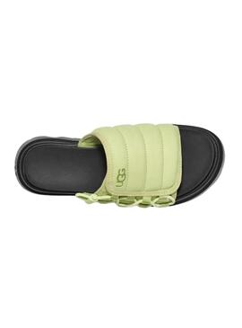 Sandalen UGG Callie Caterpillar Grün und Schwarz für Damen