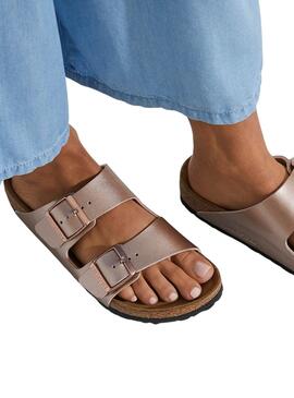 Sandalen Birkenstock Arizona BF Kupfer für Damen