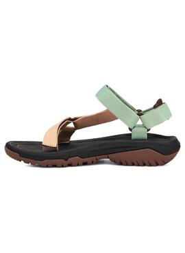 Sandalen Teva Hurrikan XLT2 Grün und Beige für Damen