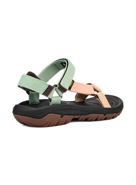 Sandalen Teva Hurrikan XLT2 Grün und Beige für Damen