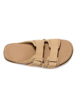 Sandalen UGG Goldenstar Wildleder Camel für Damen