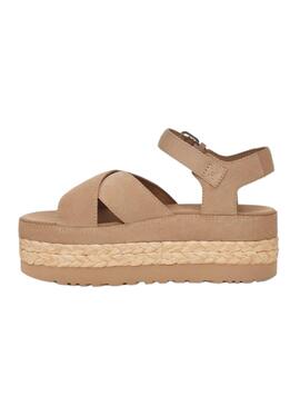 Sandalen UGG Aubrey Knöchel Beige für Damen