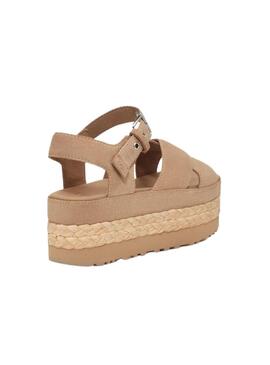 Sandalen UGG Aubrey Knöchel Beige für Damen