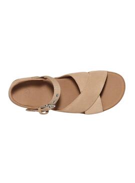 Sandalen UGG Aubrey Knöchel Beige für Damen