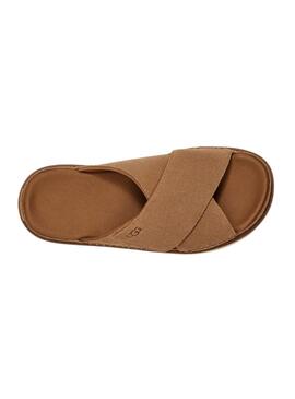 Sandalen UGG Goldenstar Cross Chestnut für Damen