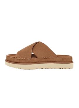 Sandalen UGG Goldenstar Cross Chestnut für Damen