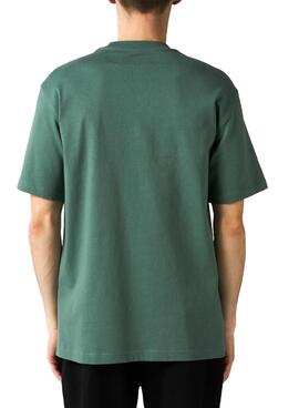 T-Shirt Dickies Luray Pocket Grün für Männer.