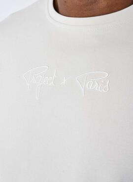 T-shirt Project x Paris Weight Beige für Männer