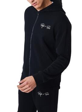 Sweatshirt Project x Paris Reißverschluss Schwarz für Männer