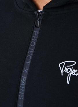 Sweatshirt Project x Paris Reißverschluss Schwarz für Männer