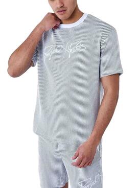 T-shirt Project x Paris Stripes Grau und Weiß Für Männer
