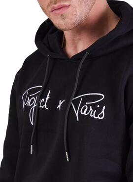 Hoodie Project x Paris Embroidery Black