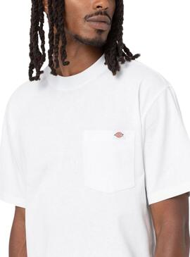 T-Shirt Dickies Luray Pocket Weiß für Herren