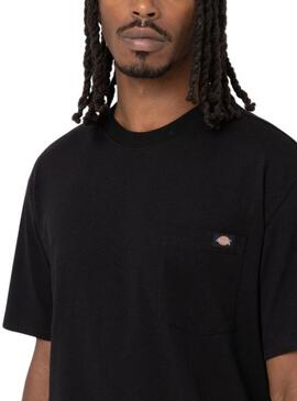 T-Shirt Dickies Luray Pocket Schwarz für Männer