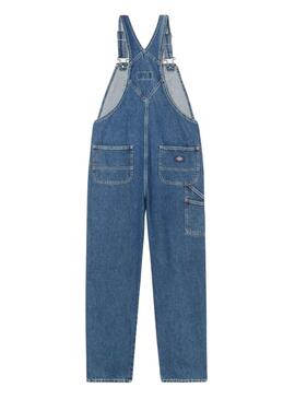 Latzhose Dickies Classic Denim Blaue für Frauen