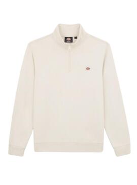 Sweatshirt Dickies Oakport Quarter Zip Beige für Männer