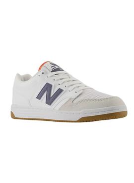 Sneakers New Balance 480 Weiß Grau für Herren.