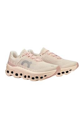 Turnschuhe On Running Cloudmoster Rosa für Damen