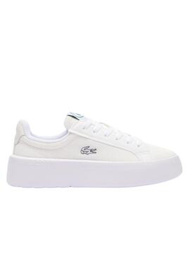Sneakers Lacoste Carnaby Plat Weiß für Damen
