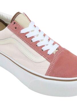 Sneakers Vans Old Skool Platform Pink für Damen