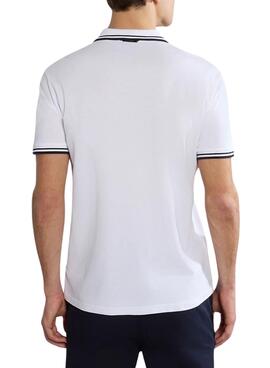 Poloshirt Napapijri E-Macas Weiß für Herren